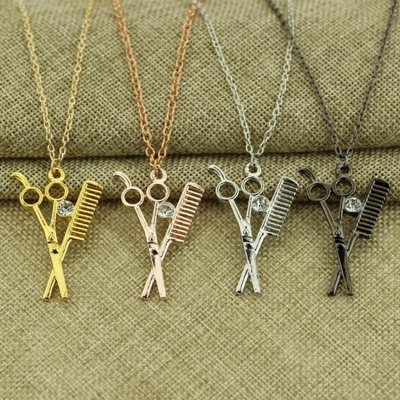 Hair Stylist Cosmetologist Barber Necklace - Picture 3 of 6